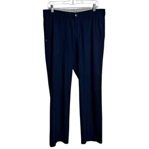 Adidas Golf Performance Pant Men 34x32 Navy Blue Straight Sport Activewear